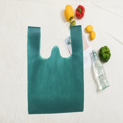 T-Shirt PP Non-Woven Vest Shopping Tote Bags with Printed Customized Logo