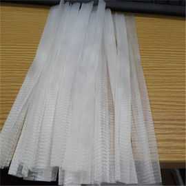 Expandable PE Plastic Protective Mesh Liquor Bottle Sleeves , White